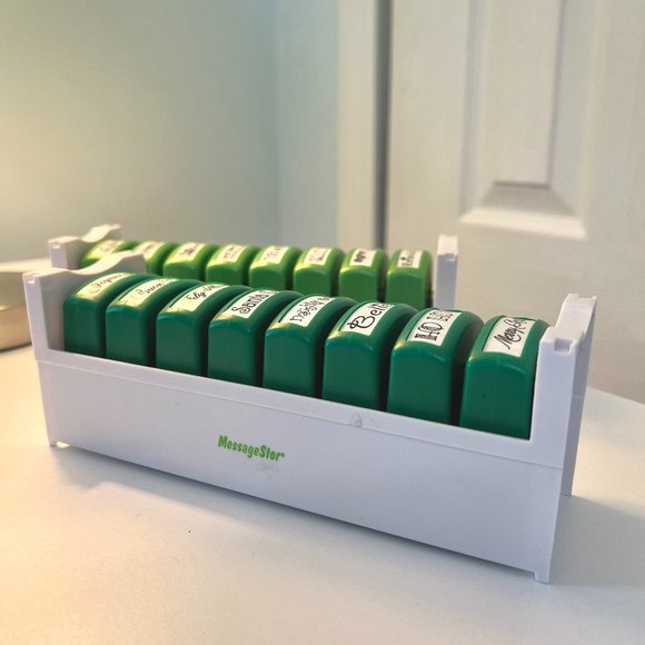 MessageStor Memory Making Holiday Kids Stamps Set Self Inking School Crafts Art - Picture 3 of 5